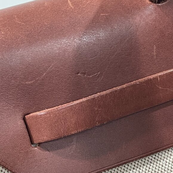 Hermes Herbag Zip Leather and Toile 39 (143100 - Picture 6 of 13